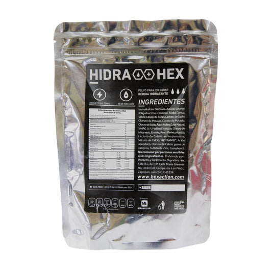 HEX Hidra Hex Industrial – Bebida en Polvo con Electrolitos Sabor Naranja (Rinde 20 L)