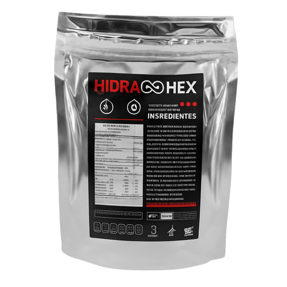 HEX Hidra Hex Industrial – Bebida en Polvo con Electrolitos Sabor Frutos Rojos (Rinde 20 L)