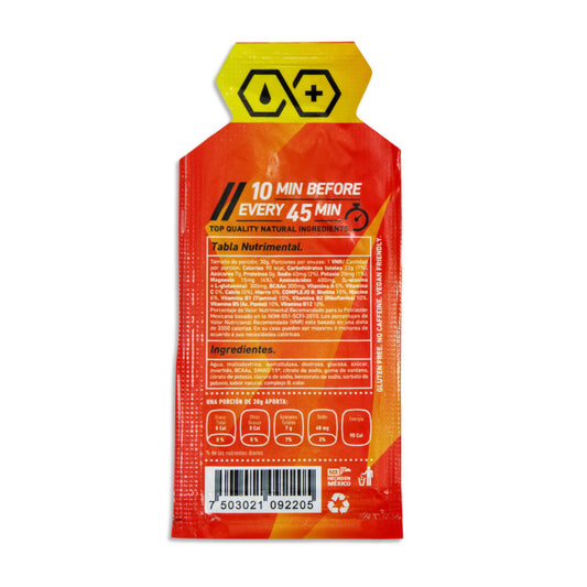 Gel Energético Hex Action Energy Gel Sabor Mango Maracuyá