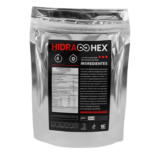 HEX Hidra Hex Industrial – Bebida en Polvo con Electrolitos Sabor Frutos Rojos (Rinde 20 L)