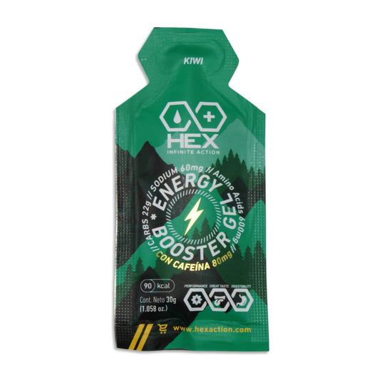 Gel Energético Hex Action Energy Gel Sabor Kiwi con Cafeína