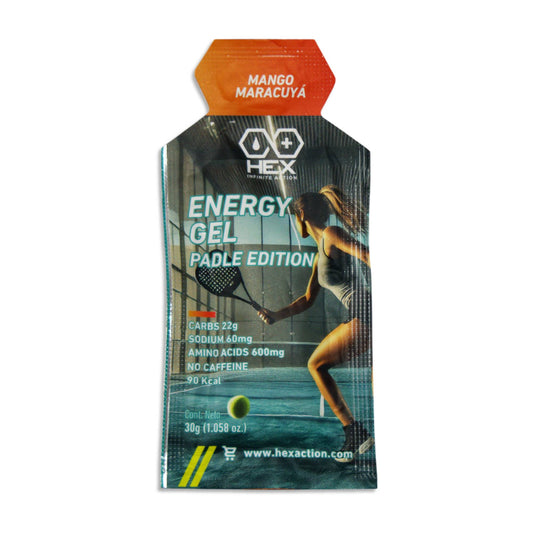 Gel Energético Hex Action Energy Gel Mango-Maracuyá Edición Padel