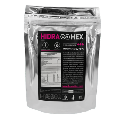 HEX Hidra Hex Industrial – Bebida en Polvo con Electrolitos Sabor Ponche de Frutas (Rinde 20 L)