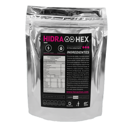 HEX Hidra Hex Industrial – Bebida en Polvo con Electrolitos Sabor Ponche de Frutas (Rinde 20 L)