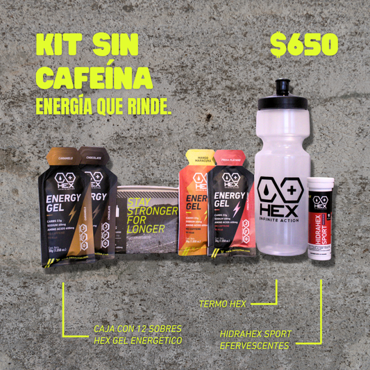KIT Hidrahex + Gel Energético + Termo HEX (12 piezas)