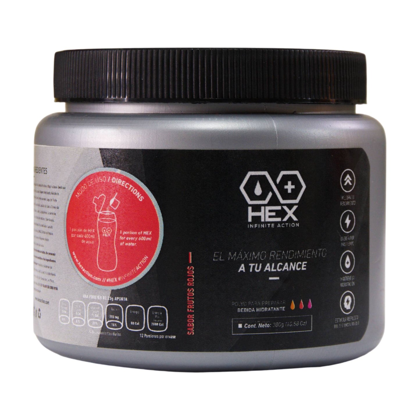 Electrolitos en Polvo Para Preparar Sabor Frutos Rojos