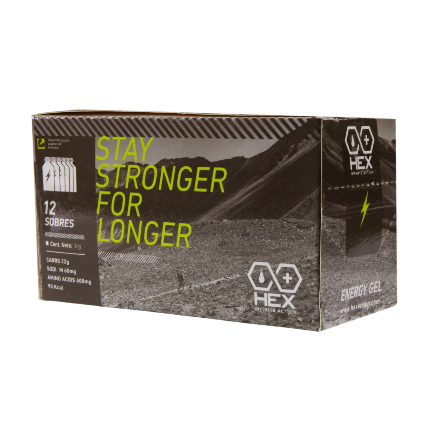 Gel Energético Hex Action Energy Gel Sabor Mango Maracuyá