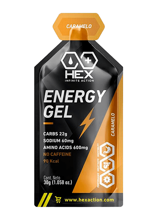 HEX ENERGY GEL // CARAMELO 12 PZS