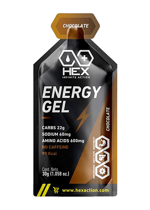 HEX ENERGY GEL // CHOCOLATE 12 PZS