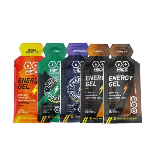 Pack (12 pzas) de Gel Energético Half & Half